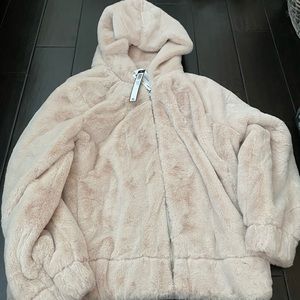 Faux fur coat
